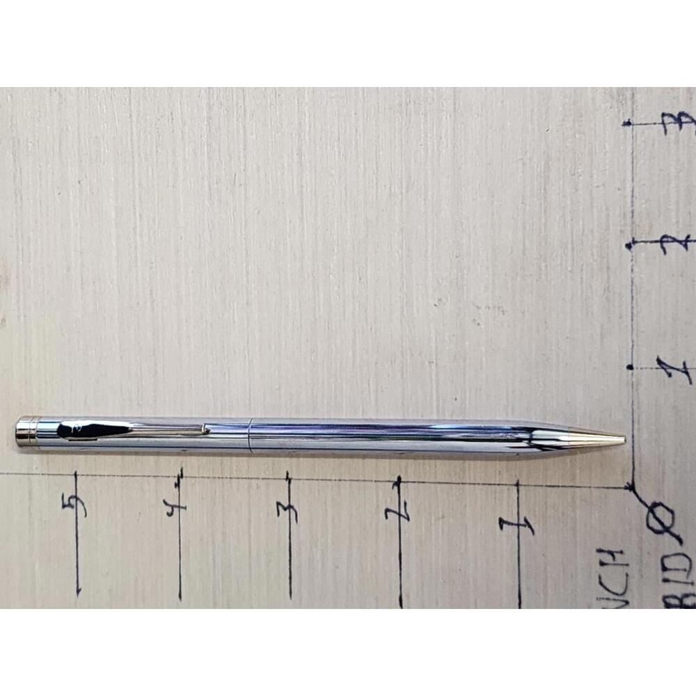 Vintage Pierre Cardin Mechanical Pencil in sophisticated Silver & Goldtone